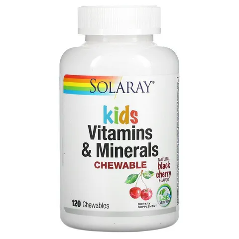  Kẹo nhai Bổ Sung Vitamin Tổng Hợp và khoáng chất cho BÉ YÊU - SOLARAY -  USA 389393