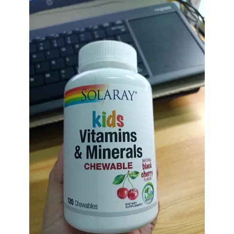  Kẹo nhai Bổ Sung Vitamin Tổng Hợp và khoáng chất cho BÉ YÊU - SOLARAY -  USA 389393