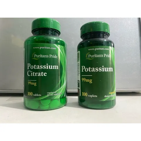 [ Date 2028] Viên uống bổ sung Kali Potassium citrate 99mg Puritans pride 389411