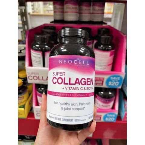 Viên / nước NEOCELL SUPER COLLAGEN + C + BIOTIN 360v 389414