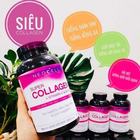 Viên / nước NEOCELL SUPER COLLAGEN + C + BIOTIN 360v 389414