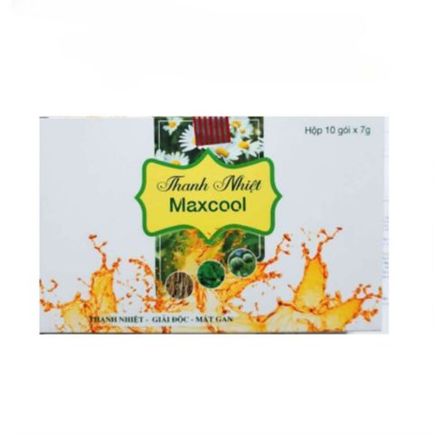 Cao khô MAXCOOL - Thanh nhiệt giải độc cơ thể, mát gan, hỗ trợ lở loét, nhiệt miệng, hộp 10 gói x 7g, thực phẩm chức năng tự nhiên.