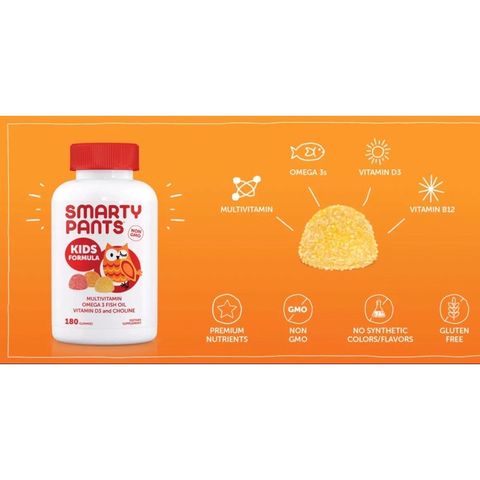 Kẹo dẻo Smarty Pants Vitamin tổng hợp của mỹ 180viên - Small Family