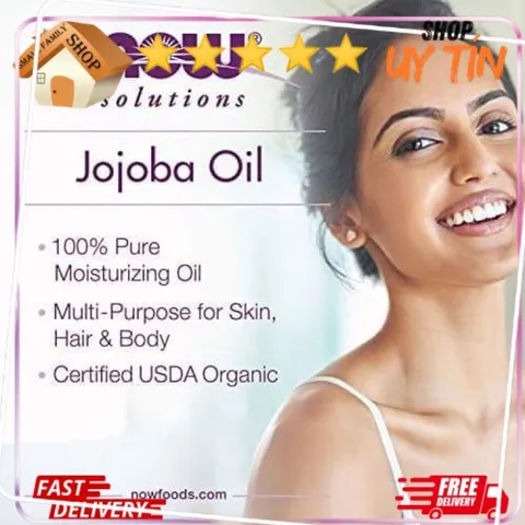 Dầu Jojoba Organic 118ml - Dưỡng ẩm da và tóc, Giúp làm mềm, chống lão hóa, An toàn cho mọi loại da, Chống UV, Hỗ trợ mọc tóc