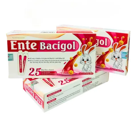 Men Vi Sinh Ente Bacigol 2.5 Tỷ Lợi Khuẩn - Hỗ Trợ Tiêu Hóa, Cải Thiện Hệ Ruột - Hộp 20 Ống Probiotic Cho Người Lớn