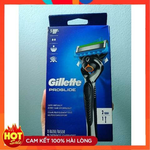 [Hàng Mỹ] Dao cạo râu 5 lưỡi và lưỡi dao Gillette Proglide - Small Family