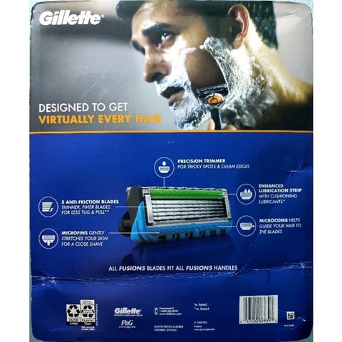 [Hàng Mỹ] Dao cạo râu 5 lưỡi và lưỡi dao Gillette Proglide - Small Family