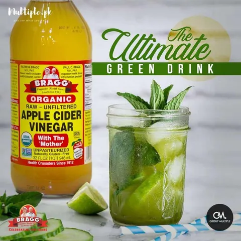Giấm Táo Hữu Cơ Bragg 437ml/946ml - Giấm Cider Tươi Nguyên Chất Mỹ, Giảm Cân & Thải Độc, Sản Phẩm Chất Lượng Cao