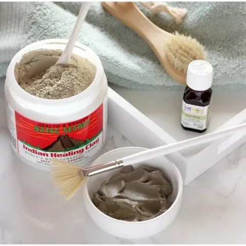 Mặt Nạ Đất Sét Aztec Secret - Bentonit 100g Giảm Mụn, Thải Độc Da, Làm Sáng Da - Dùng Với Giấm Táo Bragg, Sản Phẩm Chăm Sóc Da Hiệu Quả