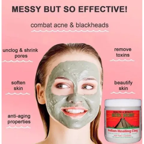 Mặt Nạ Đất Sét Aztec Secret - Bentonit 100g Giảm Mụn, Thải Độc Da, Làm Sáng Da - Dùng Với Giấm Táo Bragg, Sản Phẩm Chăm Sóc Da Hiệu Quả