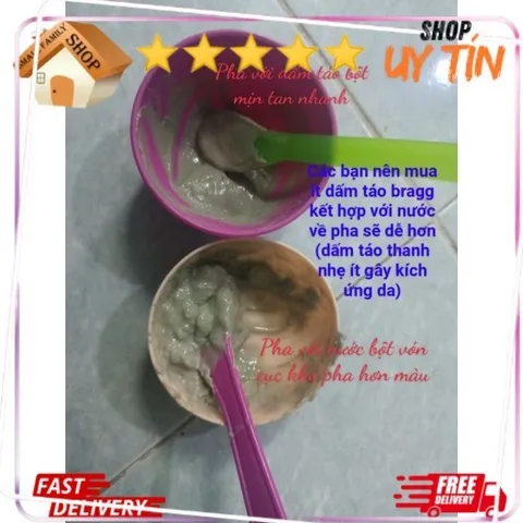 Mặt Nạ Đất Sét Núi Lửa Aztec Secret & Dấm Táo Bragg - Giúp Giảm Mụn, Làm Sạch Da, Dưỡng Trắng Tươi Sáng - Sản Phẩm Chăm Sóc Da Tự Nhiên