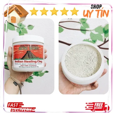 Mặt Nạ Đất Sét Núi Lửa Aztec Secret & Dấm Táo Bragg - Giúp Giảm Mụn, Làm Sạch Da, Dưỡng Trắng Tươi Sáng - Sản Phẩm Chăm Sóc Da Tự Nhiên