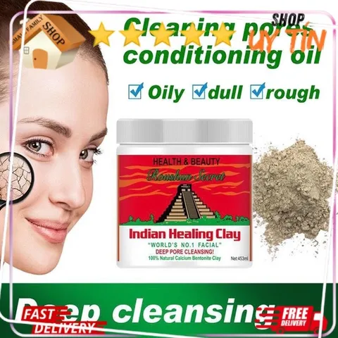 Mặt Nạ Đất Sét Núi Lửa Aztec Secret & Dấm Táo Bragg - Giúp Giảm Mụn, Làm Sạch Da, Dưỡng Trắng Tươi Sáng - Sản Phẩm Chăm Sóc Da Tự Nhiên