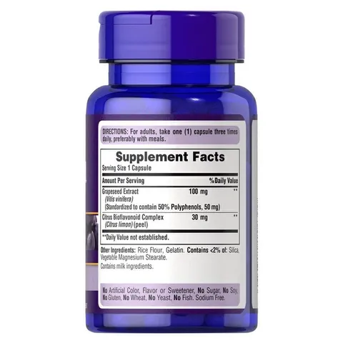 Viên uống đẹp da, chống lão hoá Grapeseed Extract 100mg - Small Family