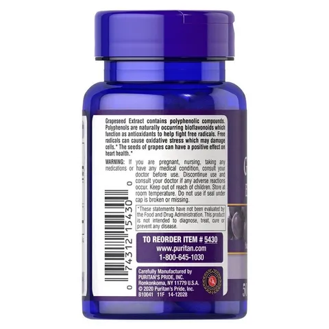 Viên uống đẹp da, chống lão hoá Grapeseed Extract 100mg - Small Family