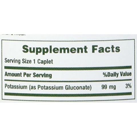 [ Date 10/23] Viên uống bổ sung Kali Potassium 99mg Nature's Bounty - Small Family