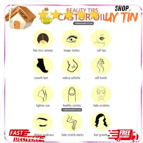 Dầu Dưỡng Da Hạt Thầu Dầu Castor Oil Now Solutions - Tinh Chất Dưỡng Ẩm Tự Nhiên, Làm Sáng Da, Đối Với Tất Cả Các Loại Da