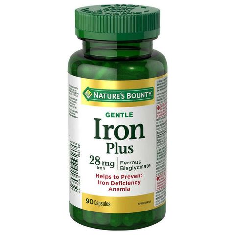 [Date 03/27] Viên uống Sắt Iron 28mg - 65mg Nature's Bounty - Small Family