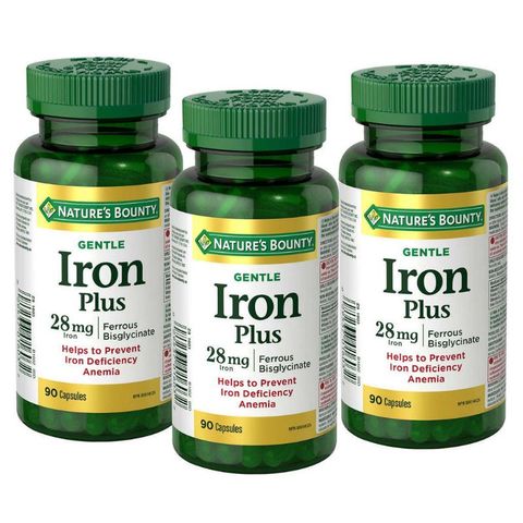 [Date 03/27] Viên uống Sắt Iron 28mg - 65mg Nature's Bounty - Small Family