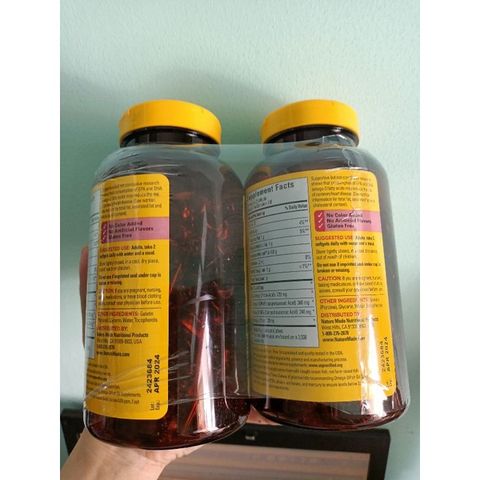 Dầu cá Fish oil 1200 mg Nature Made 200 viên - Small Family