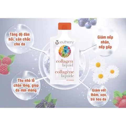 Nước Uống Bổ Sung Collagen Vị Dâu Youtheory Collagen Liquid Berry Flavor 30ml - Small Family