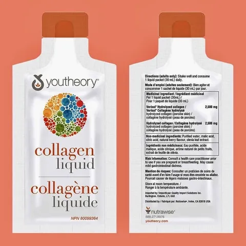 Nước Uống Bổ Sung Collagen Vị Dâu Youtheory Collagen Liquid Berry Flavor 30ml - Small Family