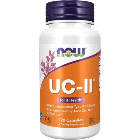 Viên uống bổ sung Collagen UC-II Now Foods 60/120 viên - Hỗ trợ xương khớp, tăng cường miễn dịch, sản phẩm nhập khẩu từ Mỹ