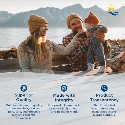 Dầu gan cá tuyết dạng viên Nordic naturals Artic Cod Liver oil 180 viên. SmallFamily