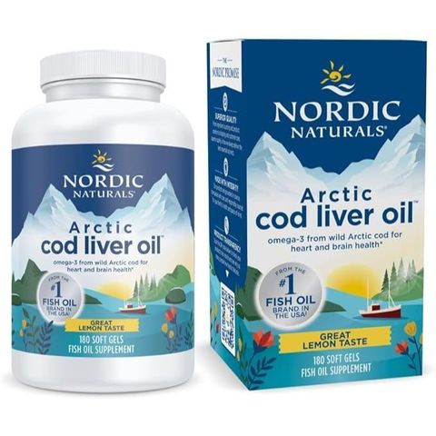 Dầu gan cá tuyết dạng viên Nordic naturals Artic Cod Liver oil 180 viên. SmallFamily