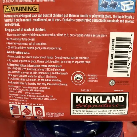 Viên giặt xả quần áo Ultra Clean Kirkland USD 152 viên - Small Family