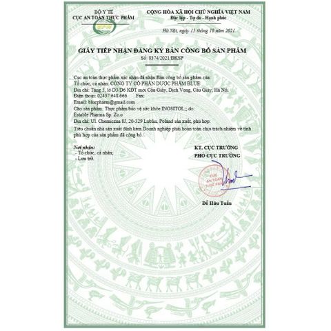 Thực phẩm bổ sung NOW Inositol 500mg - Hỗ trợ cân bằng nội tiết, giảm lo âu, tăng cường sức khỏe tế bào - Hộp 100 viên nang chay