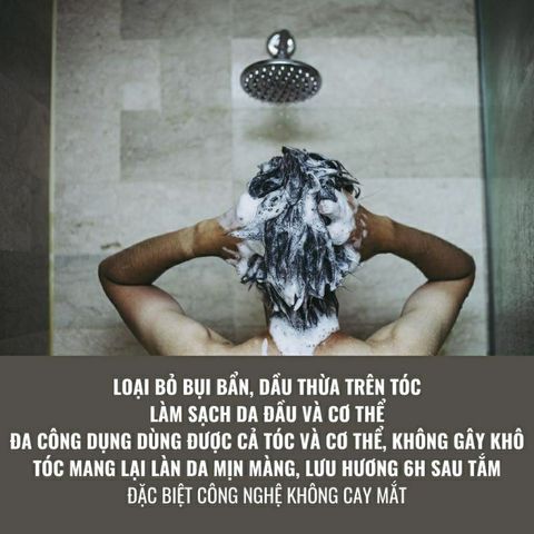 Sữa tắm gội nam 2 in 1 Coast Hair & Body của Mỹ - Small Family