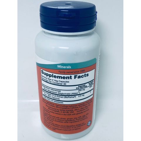 Viên bổ sung Magie hàm lượng cao, dễ hấp thu Magnesium Glycinate_Small Familly 389604