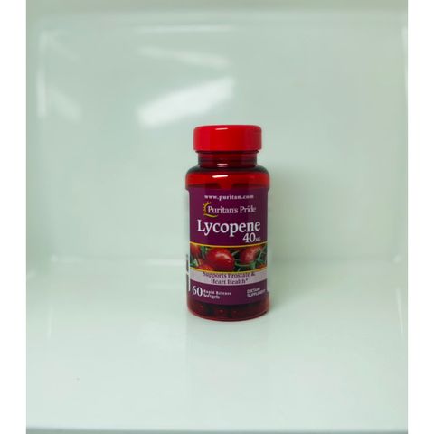 Viên Uống Lycopene Hỗ Trợ Sức Khỏe Tuyến Tiền Liệt Puritan's Pride 40mg - 60 Viên - Tăng Cường Sức Khỏe Tim Mạch