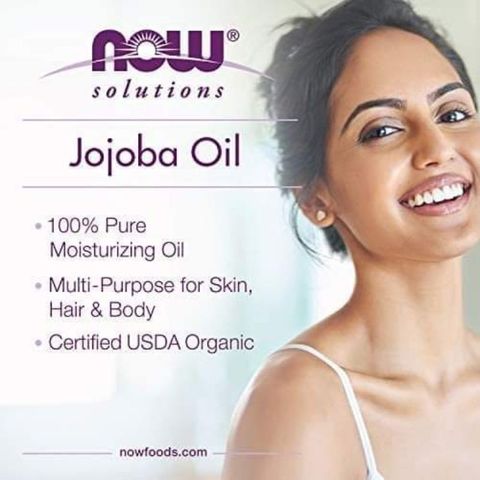 Dầu Jojoba Hữu Cơ Now Foods 15ml - Dưỡng Ẩm, Chống Lão Hóa Da, Phục Hồi Tóc Khô và Xơ, An Toàn Cho Da, Organic USDA
