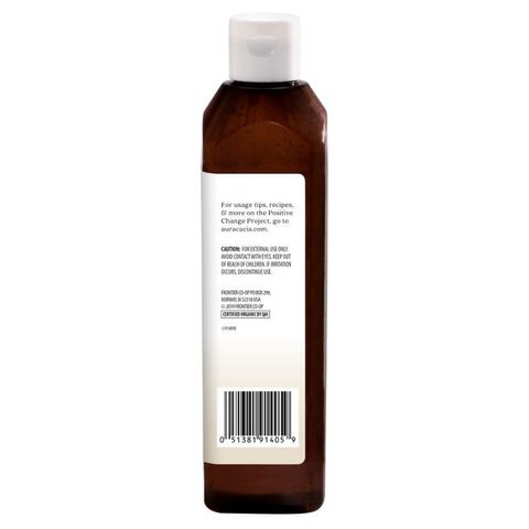 Dầu Thầu Dầu Hữu Cơ Aura Cacia Castor Oil - Dưỡng Da & Tóc Mượt Mà, Chất Lượng Từ Mỹ, An Toàn Cho Da Nhạy Cảm