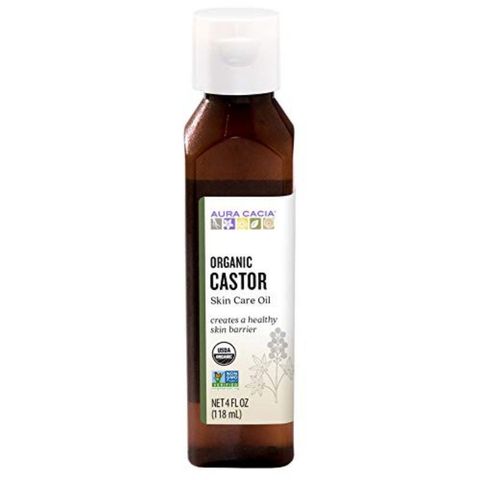 Dầu Thầu Dầu Hữu Cơ Aura Cacia Castor Oil - Dưỡng Da & Tóc Mượt Mà, Chất Lượng Từ Mỹ, An Toàn Cho Da Nhạy Cảm