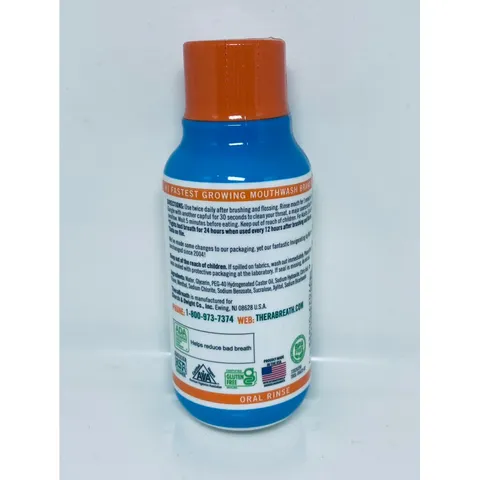 Nước Súc Miệng TheraBreath Fresh Breath - Ngăn Ngừa Sâu Răng, Giảm Vôi Răng, Chống Hôi Miệng 24 Giờ - Chăm Sóc Răng Miệng Chuyên Nghiệp