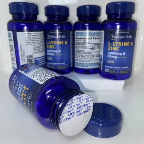 Viên uống giảm mụn bổ sung L - lysine 1000mg và zinc 30mg 60v - Small Family