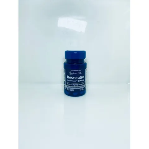 Viên uống Resveratrol 100mg 250mg Puritan's Pride Hỗ Trợ Sức Khỏe Tim Mạch - 60 Viên, Tăng Cường Tuổi Thọ và Sức Khỏe Tổng Thể