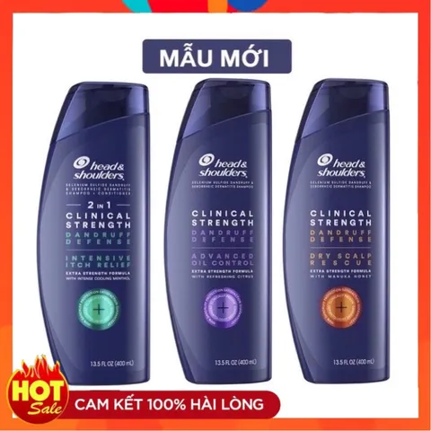 [Hàng Mỹ] Dầu Gội chuyên sâu ngăn Gàu Head & Shoulders 400ml - Small Family