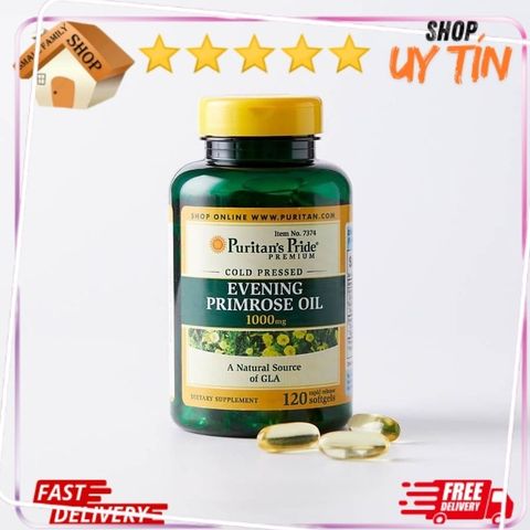 Viên uống tinh dầu hoa anh thảo Puritan's Pride 500mg_1000mg_1300mg - Cân bằng nội tiết tố, cải thiện sức khỏe nữ giới, làm đẹp da và tóc