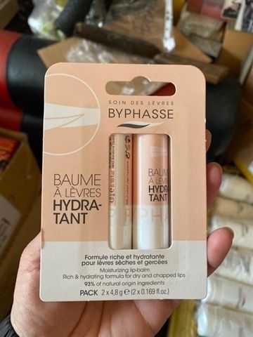 Set 2 Son Dưỡng Môi Byphasse Baume à Lèvres Hydra 4.8g - Giữ ẩm, mềm môi, ngăn nứt nẻ, Mỹ phẩm chăm sóc môi chất lượng cao