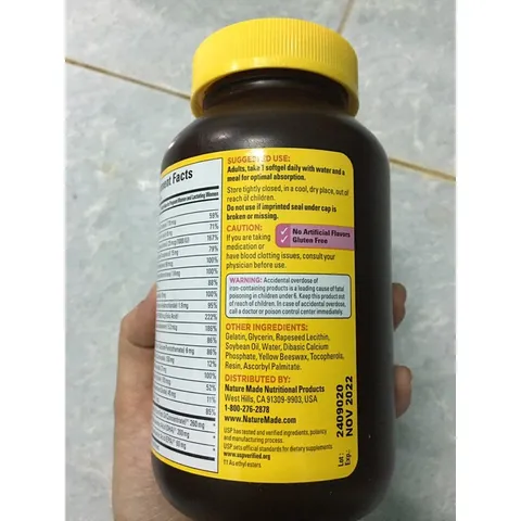 Vitamin tổng hợp cho mẹ bầu Nature Made Prenatal Multi + DHA 200mg DHA - Small Family