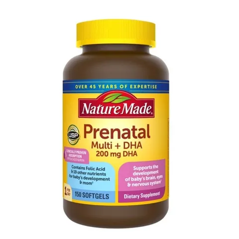 Vitamin tổng hợp cho mẹ bầu Nature Made Prenatal Multi + DHA 200mg DHA - Small Family