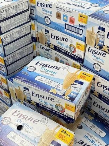 Thùng 24 chai sữa Ensure nước - Hàng Mỹ
