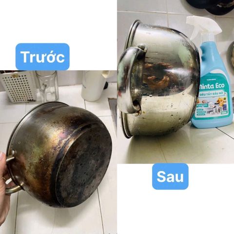 Siêu Tẩy Dầu Mỡ Minta Eco 500g - Tẩy Sạch Vết Bẩn Cứng Đầu, Khử Mùi, Diệt Khuẩn An Toàn Cho Da Tay, Hóa Chất Thiên Nhiên