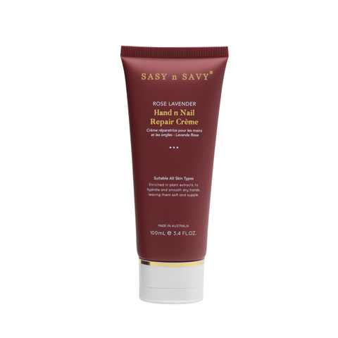 Kem Dưỡng Da Tay Tinh Chất Phong Lữ & Oải Hương Sasy n Savy 100mL - Dưỡng ẩm, Làm mềm da, Hương thơm thư giãn, Mỹ phẩm tự nhiên Úc