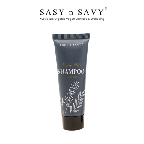 Dầu Gội Hương Hoa Cỏ Thuần Chay Hữu Cơ 30ml - Sản Phẩm Chăm Sóc Tóc Thiên Nhiên Từ Úc, Dưỡng Ẩm và Bảo Vệ Tóc Khỏe Mạnh