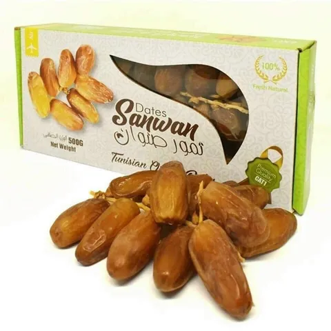 Chà Là nguyên cành sanwan 500g - Xanh lá (date 03/27) 390041